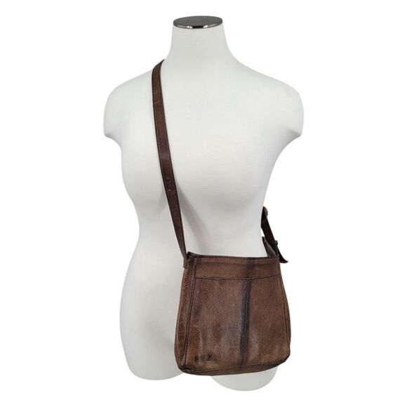 Duluth Trading Company Lifetime Leather Crossbody Bag - Picture 1 of 11